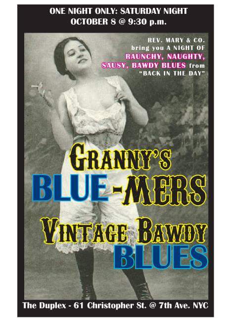 granny's bluemers poster