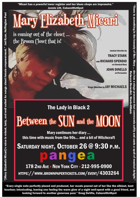 LADY IN BLACK 2. BETWEEN THE SUN AND THE MOON OCTOBER 26&nbsp;@PANGEA